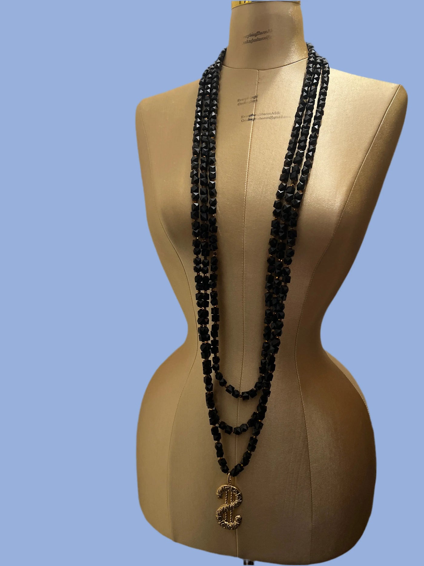 African Men’s 3 Piece Crystal Bead Necklace Set with Bracelets Everythingsharonafrikboutique
