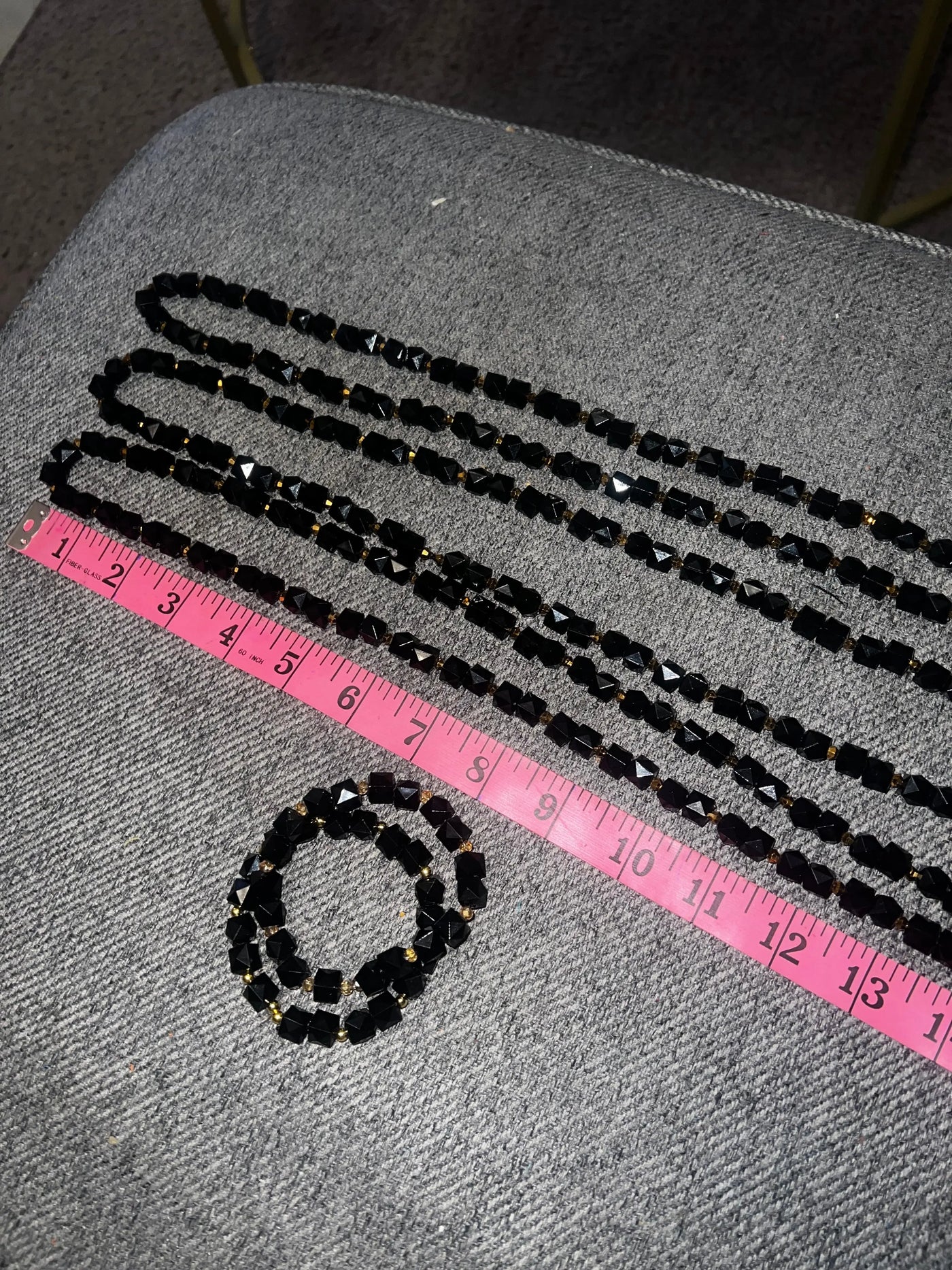 African Men’s 3 Piece Crystal Bead Necklace Set with Bracelets Everythingsharonafrikboutique