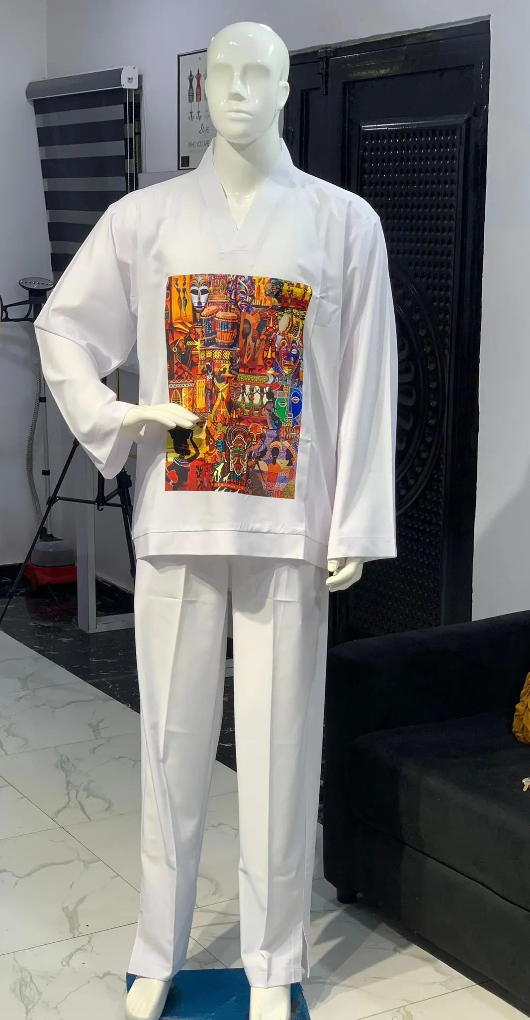Long Sleeve Kaftan 2 Piece